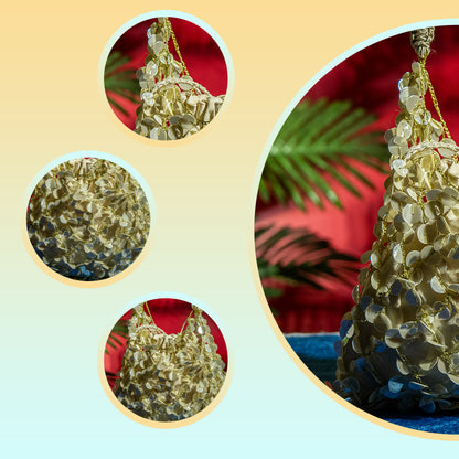 Handmade Sequin Bag – Modern Party Clutch for Mobile, Lipstick, and Evening Essentials