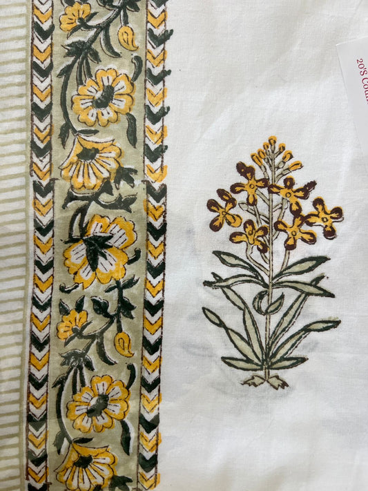 True Hand Block Print Bedsheet